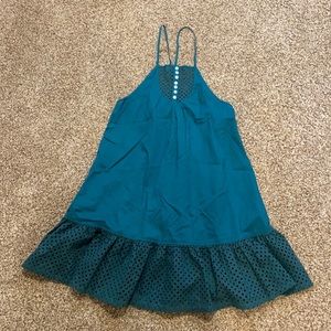 Free People Green Summer Dree